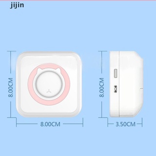 jijin 1pc portátil mini impresora térmica foto bolsillo impresora fotográfica impresión inalámbrica. (2)