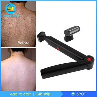 [ALM1-8] Máquina de afeitar de espalda plegable Trimmer sin dolor depilación cuerpo herramienta de afeitar