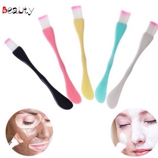 2 En 1 Espátula De Doble Cabeza Propósito Máscara Facial Cepillo DIY Cuidado De La Piel Corrector De Maquillaje Para Las Mujeres Herramientas De Belleza (1)
