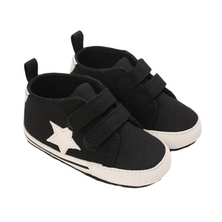 ♧Bv◑Zapatillas de deporte para bebé/niñas/antideslizante/suela suave/zapatos de cuna estrella/zapatos para Prewalker (1)