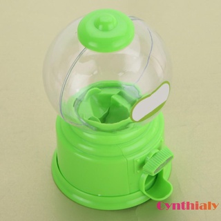 [cy] Lindo dulce máquina de caramelos de burbujas de goma dispensador de moneda banco de niños juguete (6)