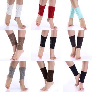CARELESS New Boot Socks Winter Knitting Leg Warmers Socks Women Fashion Solid Color Girls Boot Warmers/Multicolor (3)