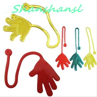 Shanshansl plástico elasticidad Flexible elástico pegajoso palma escalada pared creativo truco juguete