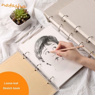 Cuaderno De notas De lino Resistente pintado a mano/útiles escolares/cuaderno