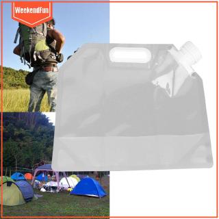 Bolsa de agua potable plegable portátil de 3L para acampar al aire libre, senderismo, equitación