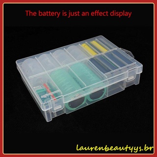 Lauren9.22 Pl-B003M No. 5/aa No. 7/aaa No. 2 caja Universal Grande Para almacenamiento De baterías