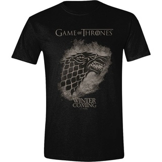 Game Of Thrones Stark Spray Invierno Está Viniendo Suéter Divertido De Gran Tamaño Camiseta De Algodón