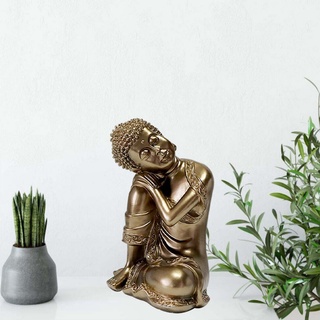 estatua de buda sentada feng shui figuritas de resina escultura meditación decoraciones