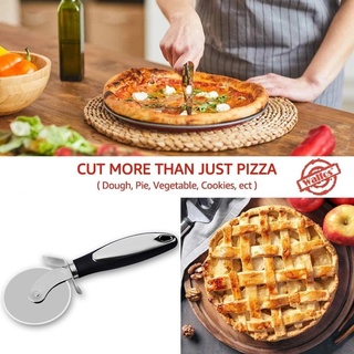#well pizza cortador de acero inoxidable pastel redondo cuchillo pasta cocina hornear herramientas