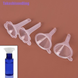 (takashiseedling) 2 piezas de plástico pequeño para difusor de perfume botella mini embudos de aceite líquido laboratorio