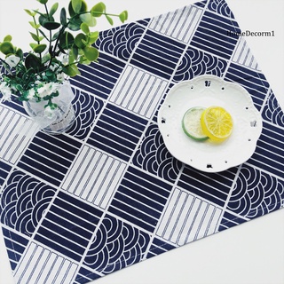 【Ready Stock】BAR-Placemat Eco-friendly Napkins Design Fabric Rectangle Table Mat Supplies for Kitchen (9)