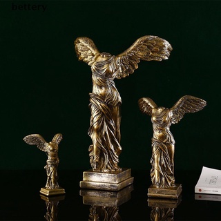 [mejor] figuras de la diosa de la victoria escultura de resina artesanía decoración del hogar retro diosa