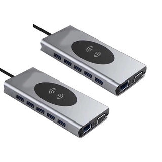 Hub Usb Para Hdmi-Compatible Docking Station Para Macbook Pro Air (13In1)