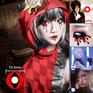 1 par de Lentes de contacto de moda colores mixtos/Lentes de contacto cosméticos/ojos grandes para contacto visual cosmético Cosplay Halloween Show cosméticos