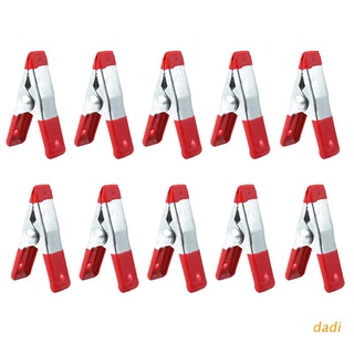 dadi New 10Pcs Metal Spring Clamps 2" Clip w/ Soft Plastic Tips Grip Photos