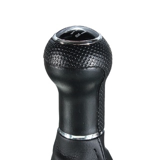 Car Gear Shift Knob Boot 5 Speed Leather For VW POLO ClASSIC 6N 6N2 SEAT IBIZA (4)