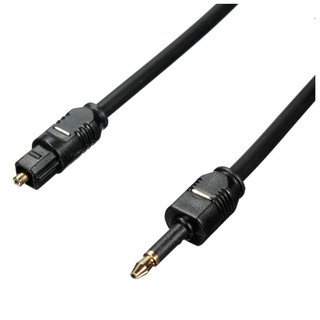 Mini Cable De Audio Óptico SPDIF De 2 M De Enchufe De 3.5 Mm/Línea De Fibra Óptica (4)