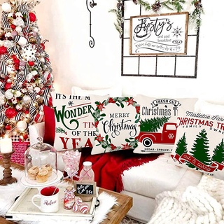 Home Christmas Decor Cushion Cover Survived Family Pillowcase Throw Pillow Cover