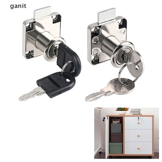 [ganit] cerradura de cajón de escritorio cerraduras de armario cerraduras de gabinete muebles leva cerraduras con 2 llaves [ganit]