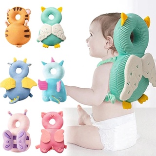 Toddler Baby Head Protection Pad Cushion Headrest Cartoon Soft Security Cushion Angel Butterfly Backpack Fall Protection
