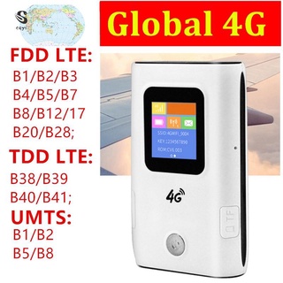 4G WiFi Router 4G LTE Pocket Mobile Wifi Hotspot Power Bank Sim Card Ready Stock