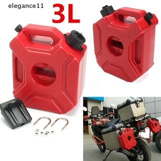 [elegance11] motocicleta 3l portátil jerry puede gas plástico coche depósito de combustible gasolina atv utv gokart [elegance11]