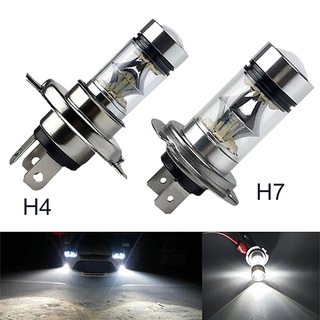 eamsasfa 100W H4 H7 Super Brillante 20SMD LED Coche De Conducción Diurna Luz Antiniebla Lámpara
