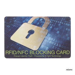 Rel protector De tarjeta De Crédito RFID bloqueo NFC señales Escudo Seguro Para pasaporte Bolsa