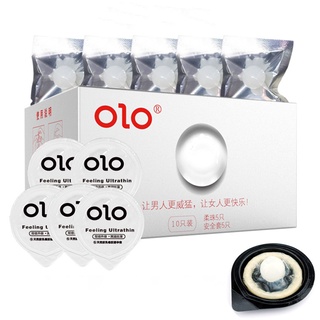 atlantamart 10 unids/set ultra delgado ácido hialurónico preservativos estimulación punto g perlas suaves
