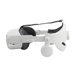 happ reducir la presión cómodo cojín de cabeza compatible para oculus quest 2 correa de cabeza antideslizante accesorios reemplazables (8)