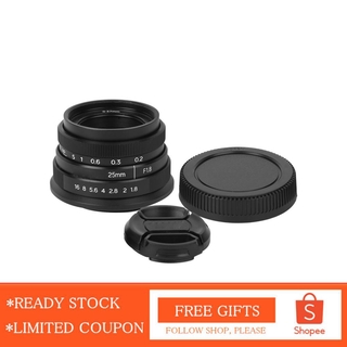 Alwaysonline lente Focal fija Manual de 25 mm f M43 para cámara Olympus sin espejo
