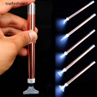 TOPF Diamond Painting Pen Lighting Point Drill Pen with Magnifying Glass Craft Tool .