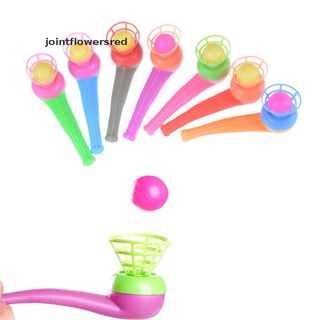 nuevo stock 2pcs niño bolas de plástico tubo juguete soplar juguetes niños regalo fiesta de boda caliente