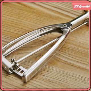 - Stainless Steel Ice Cream Scoop, Non- - As Described, 59mm with Rubber Band (8)