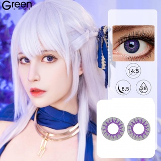 Greenhome lentes de contacto/cosméticos de superficie lisa/lentes de contacto ergonómicos para mujer
