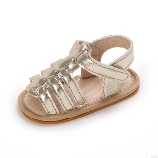 Bobora zapatos de bebé de cuero de goma plana antideslizante sandalias de suela suave (9)