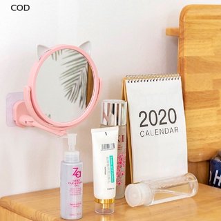 [cod] espejo plegable de pared sin taladro giratorio de baño maquillaje cosmético caliente