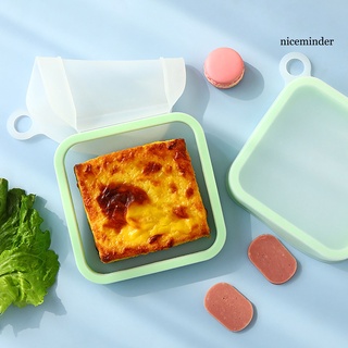 NCJ_Lunch Box Reusable Convenient PP Sandwich Toast Snack Container for Parent-child (2)