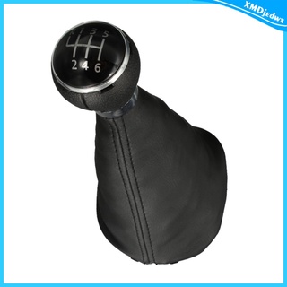6 Speed Gear Shift Knob With Leather Boot Gaiter For VW TOURAN 03-11 (8)