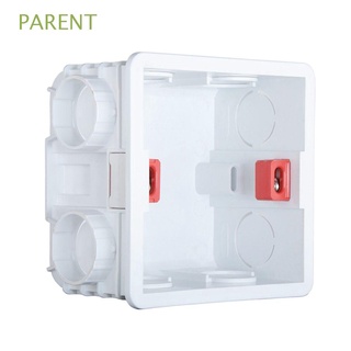 PARENT New Wall Switch Back Box Fireproof Mounting Box 86mm*86mm*50mm 86 Type Wall Plate Stable Plastic Wall Socket Cassette/Multicolor