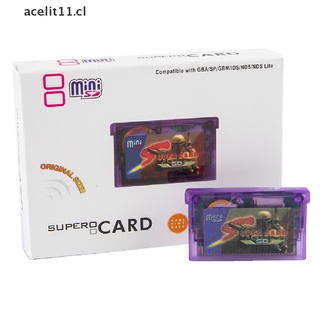 acel versión soporte tf tarjeta para gameboy advance cartucho de juego para gba/gbm/ids/nds cl