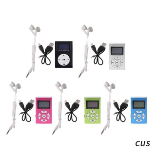 cus. mx-808 mini usb de aluminio pantalla lcd 32gb micro sd tf tarjeta digital música mp3 reproductor