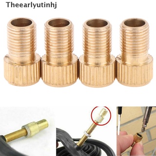 [Theearly] 4Pcs Presta to schrader valve adapter converter road bicycle cycle pump tube .