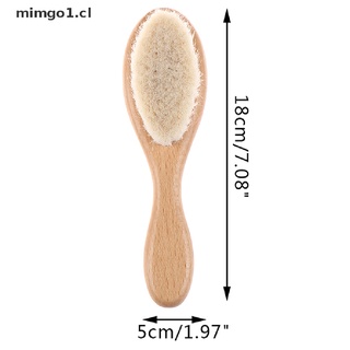 【mimgo1】 3Pcs Wooden Baby Hair Brush Comb For Newborns Toddlers Hairbrush Head Massager [CL] (9)