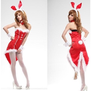 Lencería Sexy para Navidad disfraz de chica conejito uniforme de conejo lencería Sexy Cosplay Halloween 2020