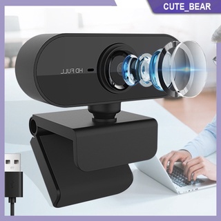 [cute]bear Video grabación Hd 1080p Webcam autoadhesivo con micrófono Para Video-conferencias giratoria aplicación Wide (9)