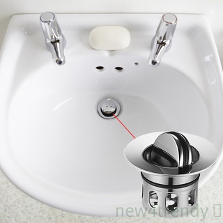[New4trendy] Filtro de drenaje para lavabo, baño, cocina, lavabo, acero inoxidable, filtro de drenaje