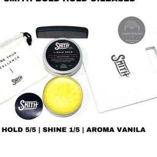 Pomade SMITH BOLD HOLD - peine libre de aceite pesado, adhesivo y bolsa