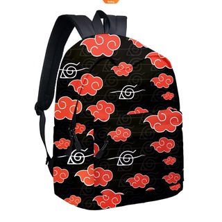 Mochila y mochila de viaje Anime Naruto Uzumaki Sasuke, bolsa de viaje adecuada para niños y estudiantes [BL]