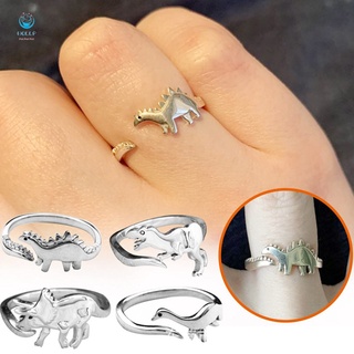 anillo ajustable de dinosaurio lindo anillo de apertura para mujeres adolescentes niñas joyería regalo (1)
